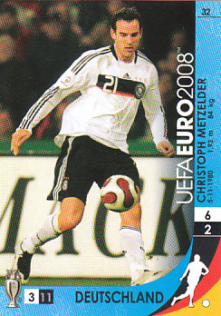Christoph Metzelder Germany Panini Euro 2008 Card Game #32